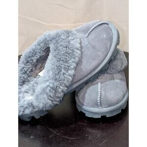 UGG Coquette Womens Size 5 Blue Shearling Fur